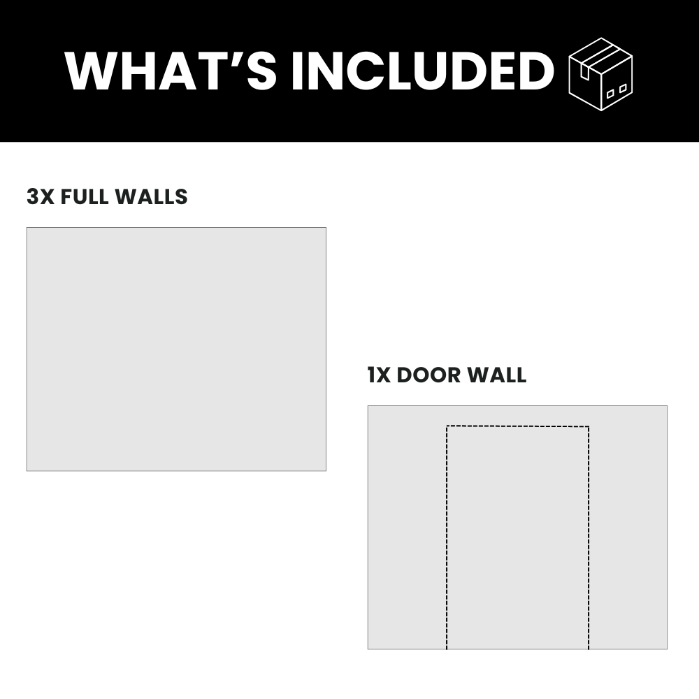 10' x 10' Wall Kit | X4 X-TREK (Walls Only)